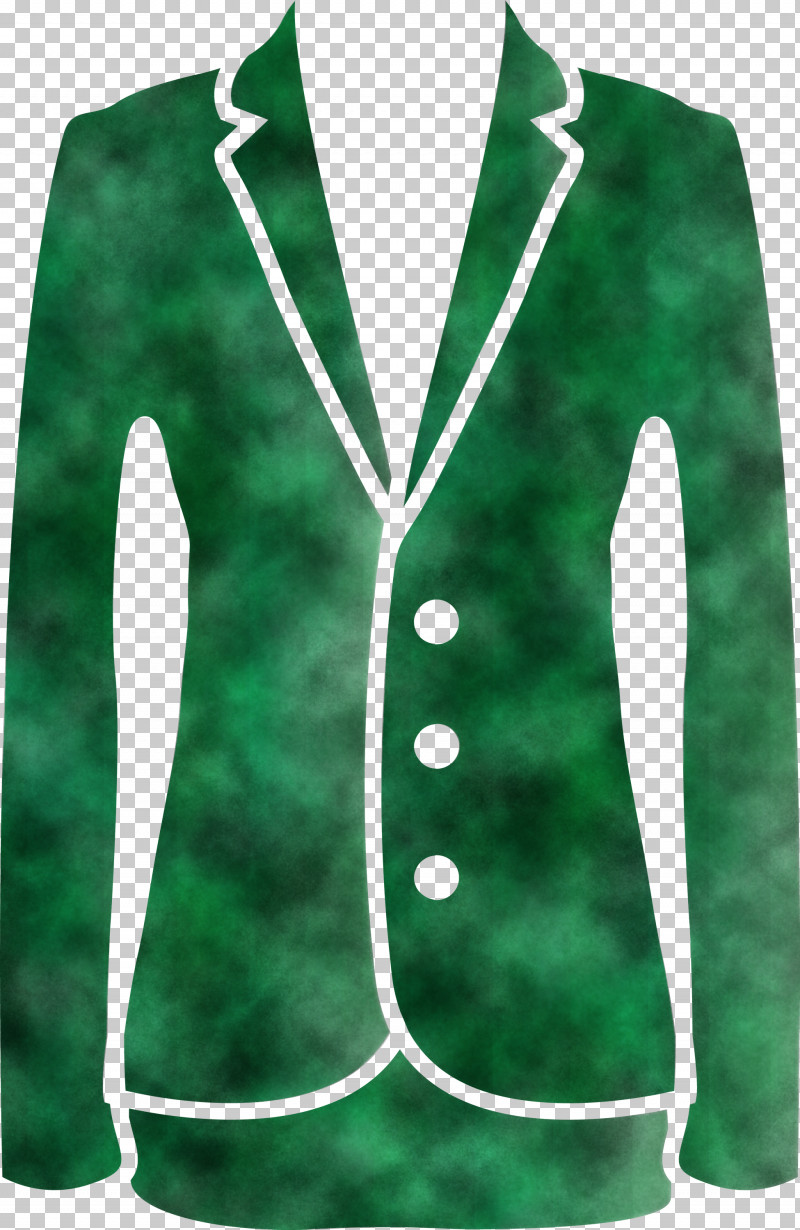 Green Clothing Outerwear Jacket Sleeve PNG, Clipart, Blazer, Button, Clothing, Formal Wear, Green Free PNG Download