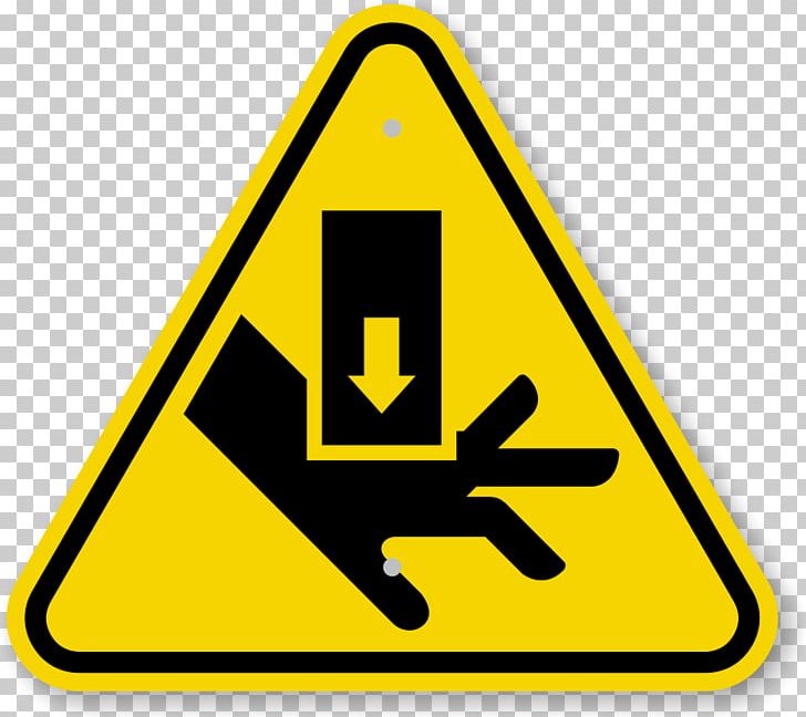 Warning Label Hazard Sign Pinch PNG, Clipart, Angle, Area, Crush, Decal, Hazard Free PNG Download