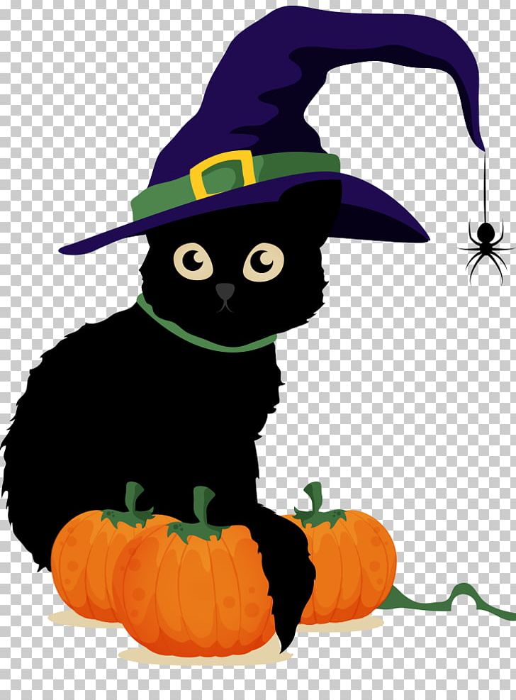 Halloween Poster Drawing Black Cat PNG, Clipart, Animals, Art, Black, Boszorkxe1ny, Carnivoran Free PNG Download