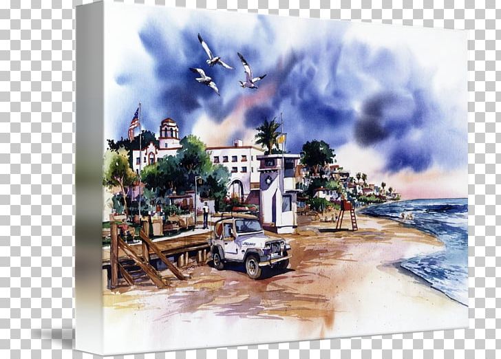 Laguna Beach Watercolor Painting Oil Painting Art PNG, Clipart, Art, Artist, Beach, California, Canvas Free PNG Download
