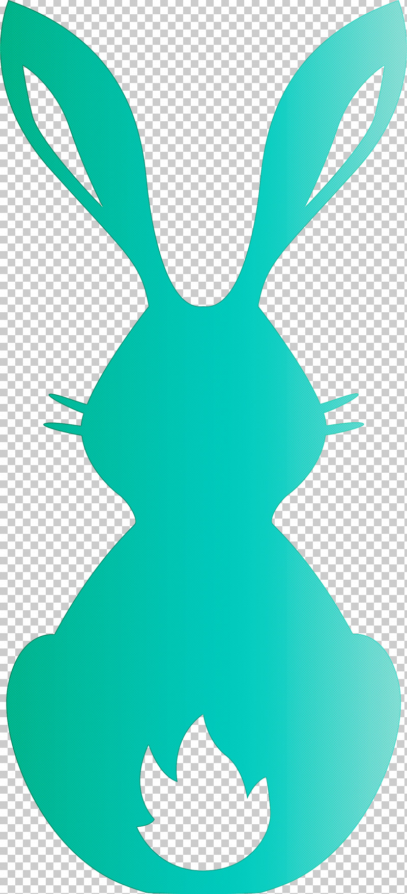 Cute Bunny Easter Day PNG, Clipart, Aqua, Cute Bunny, Easter Day, Green, Teal Free PNG Download
