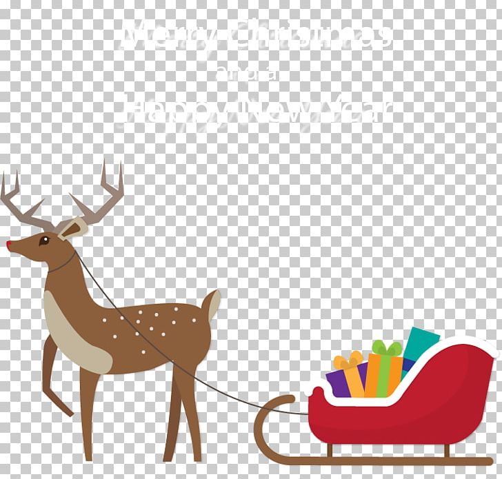Christmas Reindeer Christmas Car PNG, Clipart, Antler, Car, Christmas Decoration, Christmas Frame, Christmas Lights Free PNG Download
