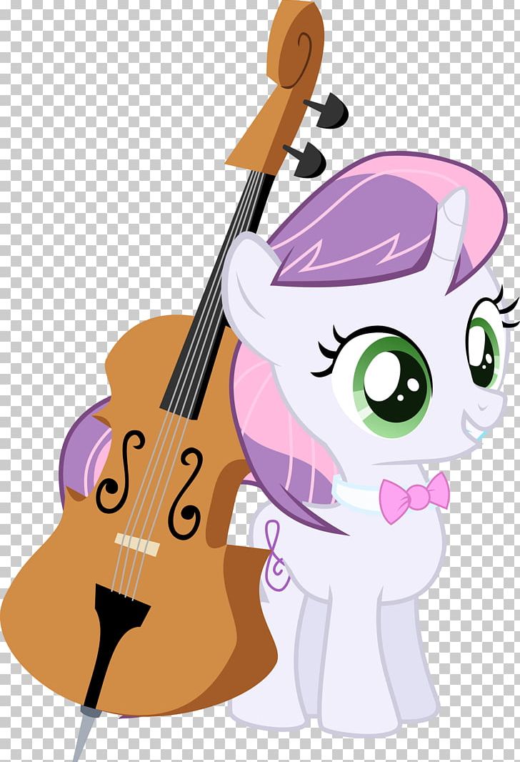 Violin Pony Sweetie Belle Rainbow Dash Twilight Sparkle PNG, Clipart, Art, Bowed String Instrument, Cello, Fictional Character, Horse Like Mammal Free PNG Download