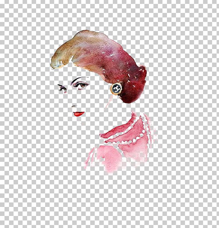 Chanel Coco Watercolor Painting Portrait Drawing PNG, Clipart, Art, Business Woman, Cartoon, Chanel, Coco Chanel Free PNG Download
