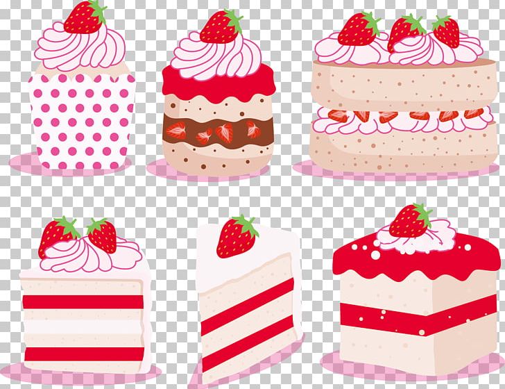 Strawberry Cream Cake Cupcake Fruitcake Muffin PNG, Clipart, Baking, Birthday Cake, Cake, Cake Decorating, Cream Free PNG Download
