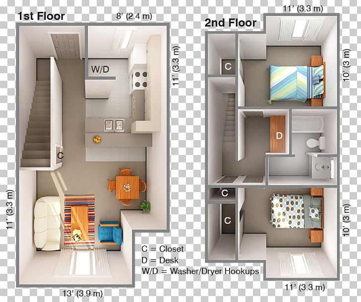 Floor Plan House Apartment Bedroom Png Clipart 3d Floor