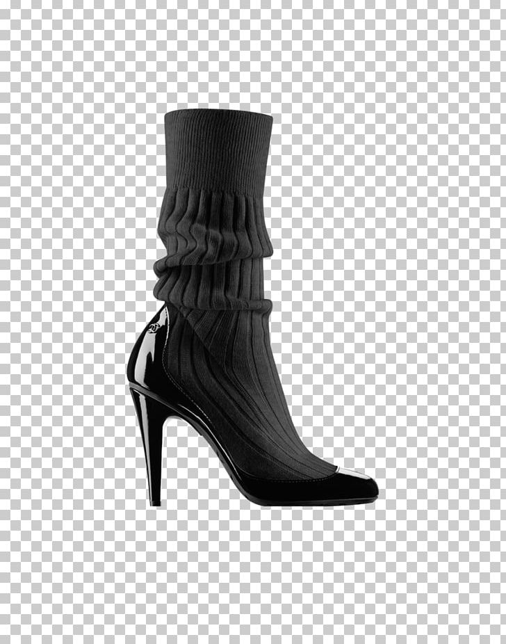 Boot Chanel High-heeled Shoe Sock PNG, Clipart, Black, Black M, Boot, Chanel, Cotton Boots Free PNG Download