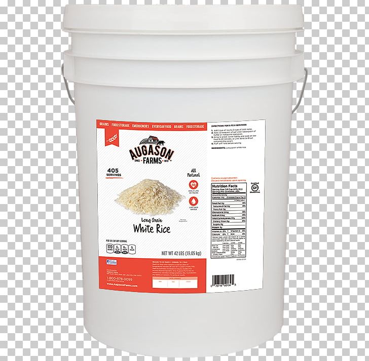 Pail White Rice Cereal PNG, Clipart, Augason Farms, Cereal, Flavor, Gallon, Pail Free PNG Download