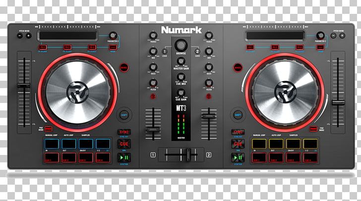 DJ Controller Disc Jockey VirtualDJ Numark Mixtrack 3 Numark Industries PNG, Clipart, Audio Equipment, Audio Receiver, Cdj, Disc Jockey, Dj Controller Free PNG Download