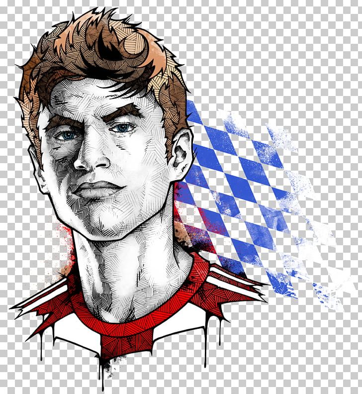 Thomas Müller FC Bayern Munich Germany Drawing PNG, Clipart, Art, Cartoon, Drawing, Face, Faces Free PNG Download