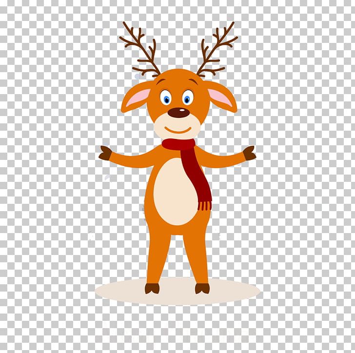 Rudolph Reindeer Elk Santa Claus Drawing Png Clipart