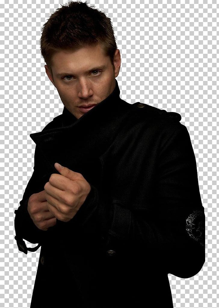 Jensen Ackles, men's black suit transparent background PNG clipart