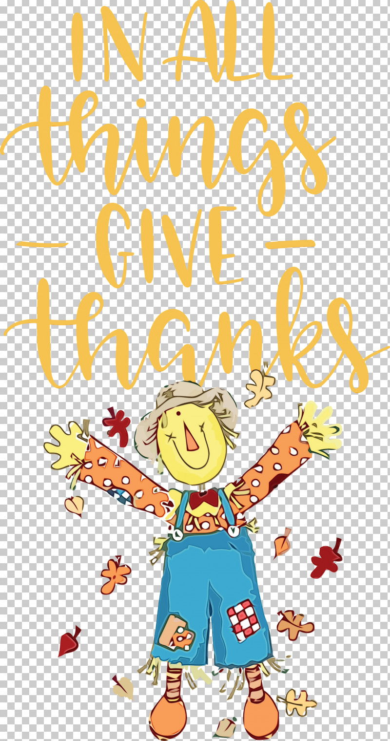 Cartoon Yellow Meter Happiness Behavior PNG, Clipart, Autumn, Behavior, Cartoon, Give Thanks, Happiness Free PNG Download