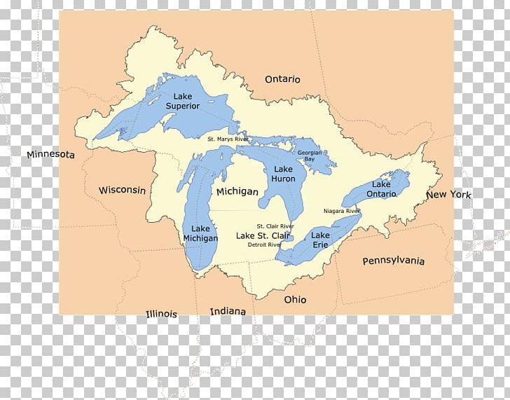 Lake Michigan Great Lakes Region Great Lakes Basin Lake Superior PNG, Clipart, Area, Border, Ecoregion, Great Lakes, Great Lakes Basin Free PNG Download