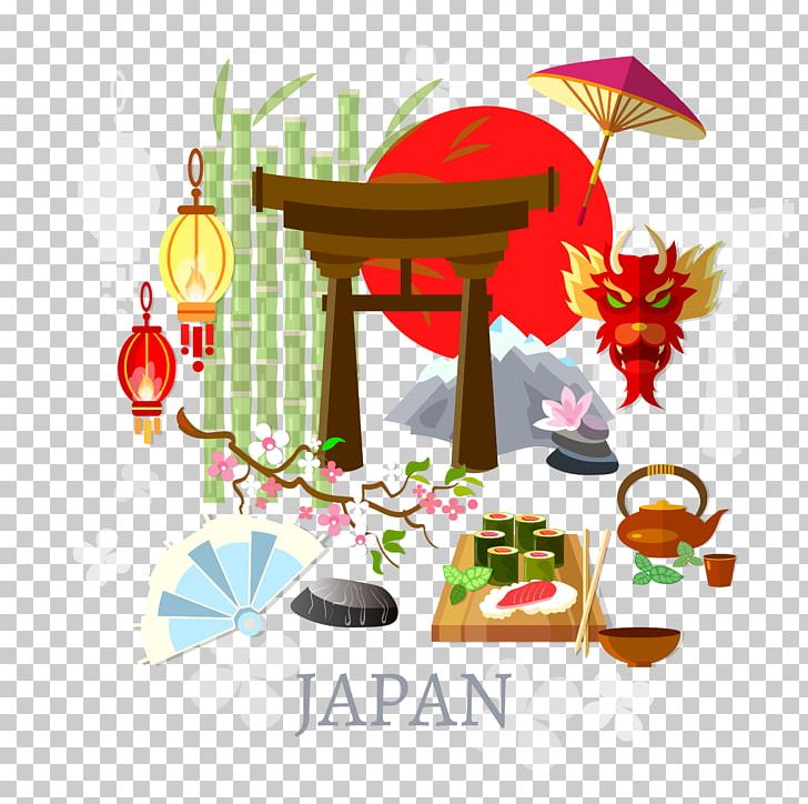 Culture Of Japan Tradition Illustration PNG, Clipart, Art, Bamboo, Cherry Blossom, Culture, Food Free PNG Download