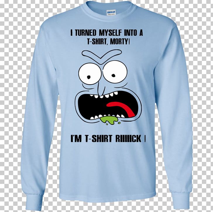 T-shirt Hoodie Rick Sanchez Morty Smith PNG, Clipart, Active Shirt, Blue, Brand, Clothing, Hood Free PNG Download