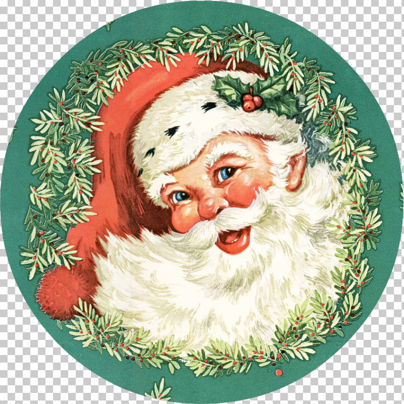 Santa Claus PNG, Clipart, Beard, Christmas, Christmas Ornament, Dishware, Facial Hair Free PNG Download