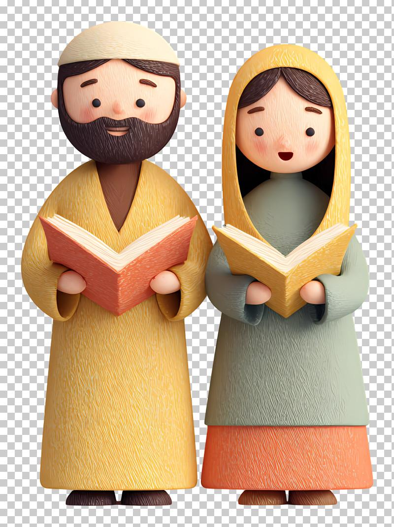 Muslim Couple Reading Quran - Couple Reading Together PNG