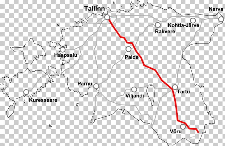 Estonian National Road 7 Map Estonian National Road 1 Estonian National Road 5 Estonian National Road 6 PNG, Clipart, Angle, Area, Diagram, Estonia, Line Free PNG Download