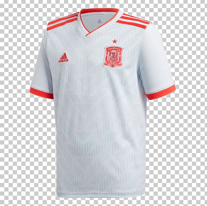 2018 World Cup Spain National Football Team T-shirt Adidas PNG, Clipart,  Free PNG Download