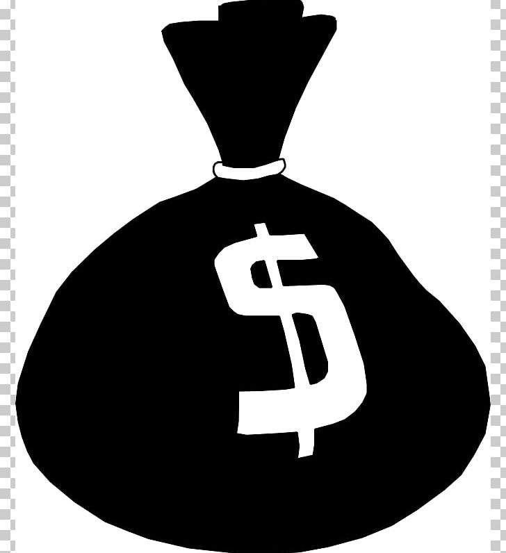 money bag clip art black and white
