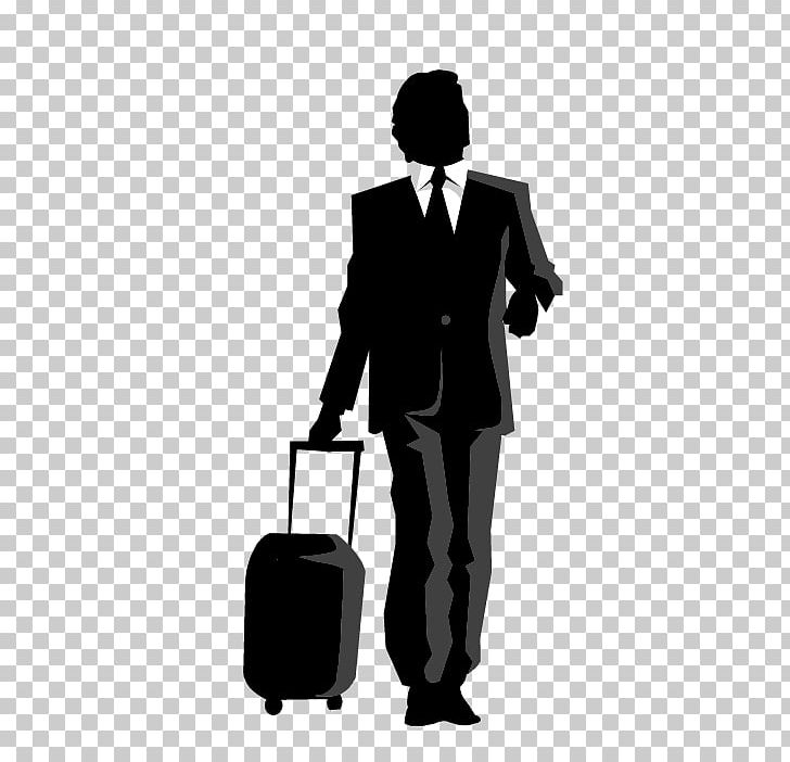 Silhouette Businessperson Drawing PNG, Clipart, Black And White, Business, Business, Business Card, Business Card Background Free PNG Download
