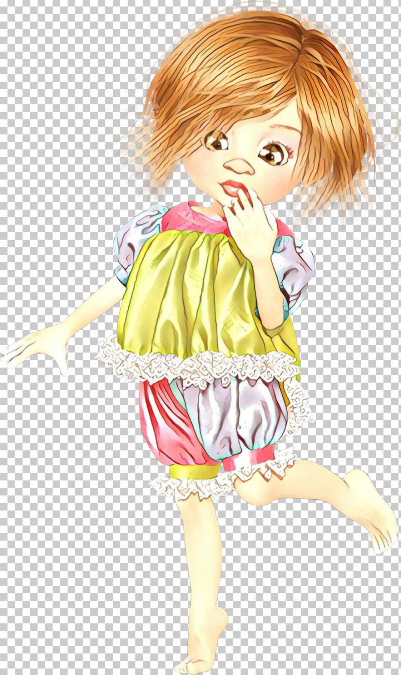 Cartoon Doll Sketch Drawing Child PNG, Clipart, Brown Hair, Cartoon, Child, Doll, Drawing Free PNG Download