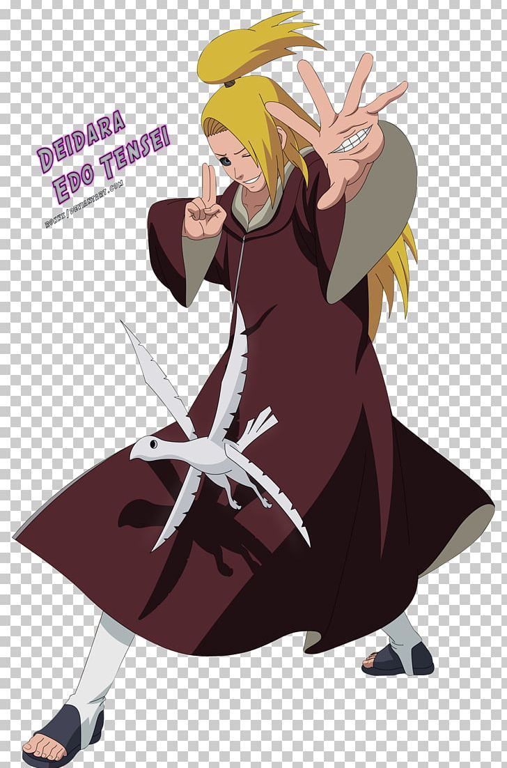 Naruto Shippuden, Deidara (Akatsuki), Naruto character illustration  transparent background PNG clipart