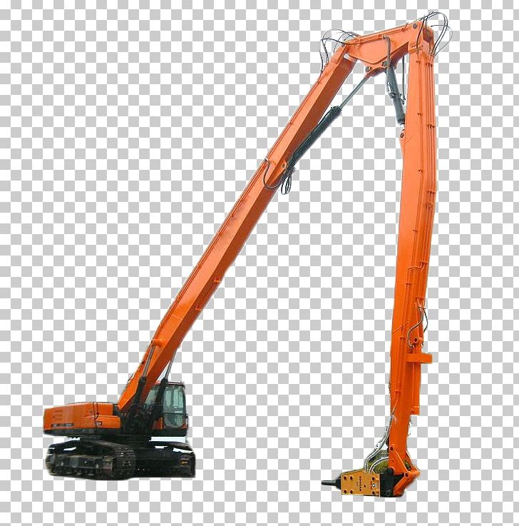 Heavy Machinery Komatsu Limited Long Reach Excavator Crane PNG, Clipart, Architectural Engineering, Bucket, Construction Equipment, Crane, Demolition Free PNG Download