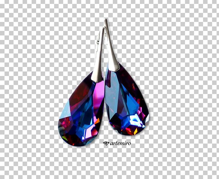 Earring Swarovski AG Silver Pearl Blue PNG, Clipart, Blue, Chemical Element, Color, Crystal, Earring Free PNG Download