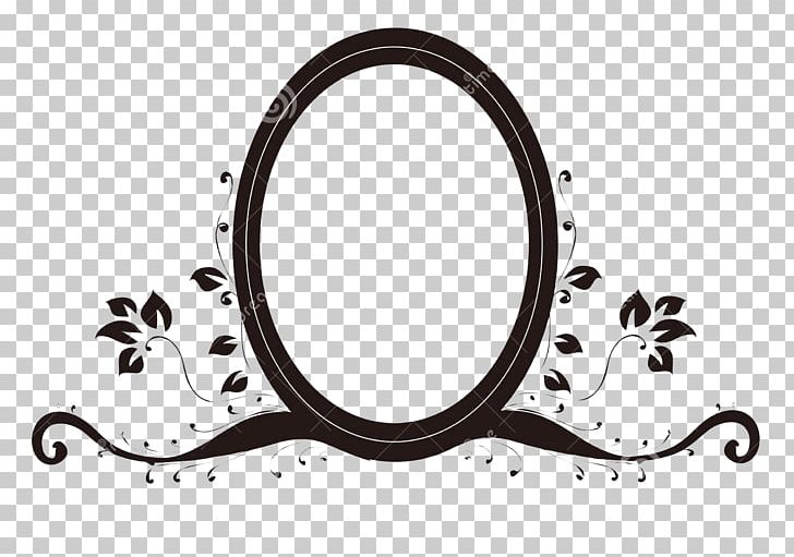 Mirror Drawing Oval Stock Photography PNG, Clipart, Black And White, Brand, Christmas Decoration, Circle, Classical Free PNG Download
