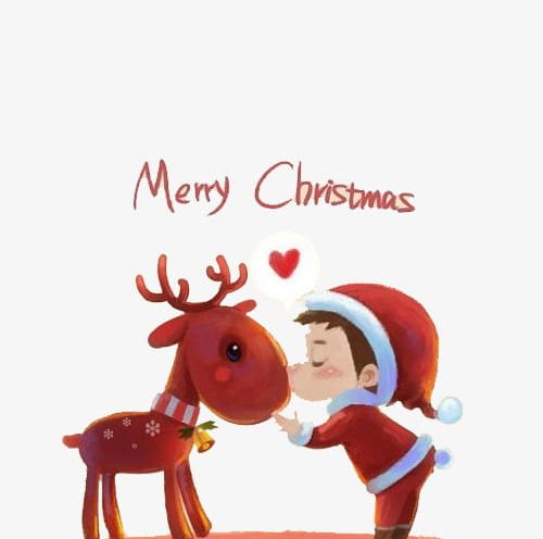 Boy Merry Christmas Reindeer PNG, Clipart, Boy, Boy Clipart, Boy Clipart, Christmas, Christmas Clipart Free PNG Download