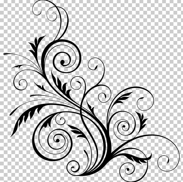 Floral Design Flower PNG, Clipart, Artwork, Black, Black And White, Branch, Butterfly Free PNG Download