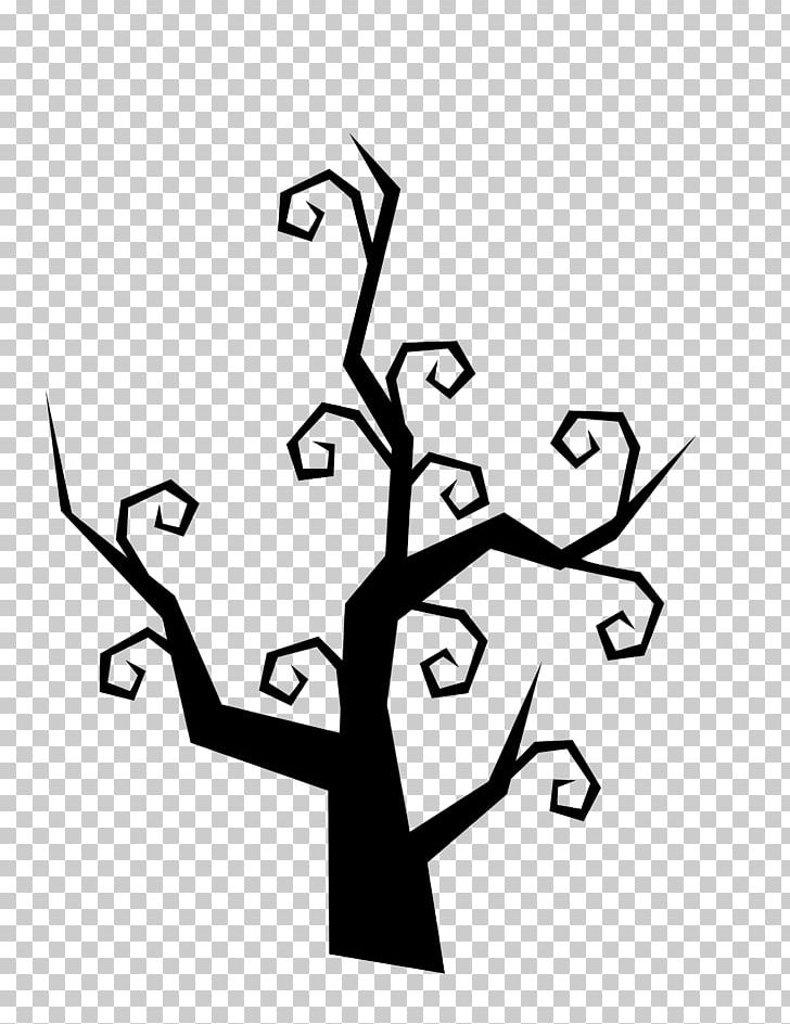 Halloween Tree PNG, Clipart, Area, Autumn Tree, Black, Black And White, Christmas Tree Free PNG Download