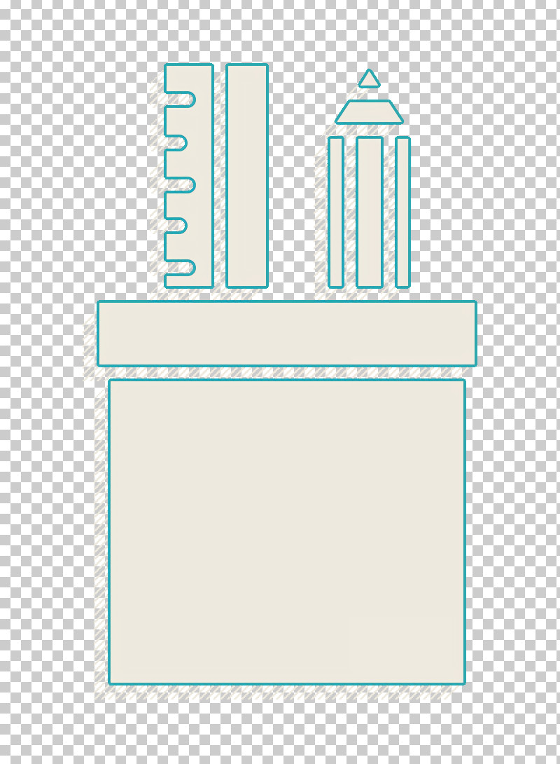 School Icon Ruler Icon Stationery Icon PNG, Clipart, Blue, Diagram, Line, Paper Product, Rectangle Free PNG Download
