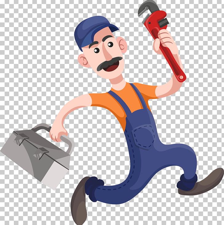 Plumber Plumbing Tool Boxes Cartoon PNG, Clipart, Boxes, Cartoon, Clip Art, Figurine, Finger Free PNG Download