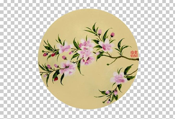 China Painting The Peach Blossom Fan Spring PNG, Clipart, Blossom, Blossoms, Blossom Vector, Cherry Blossom, Cherry Blossoms Free PNG Download