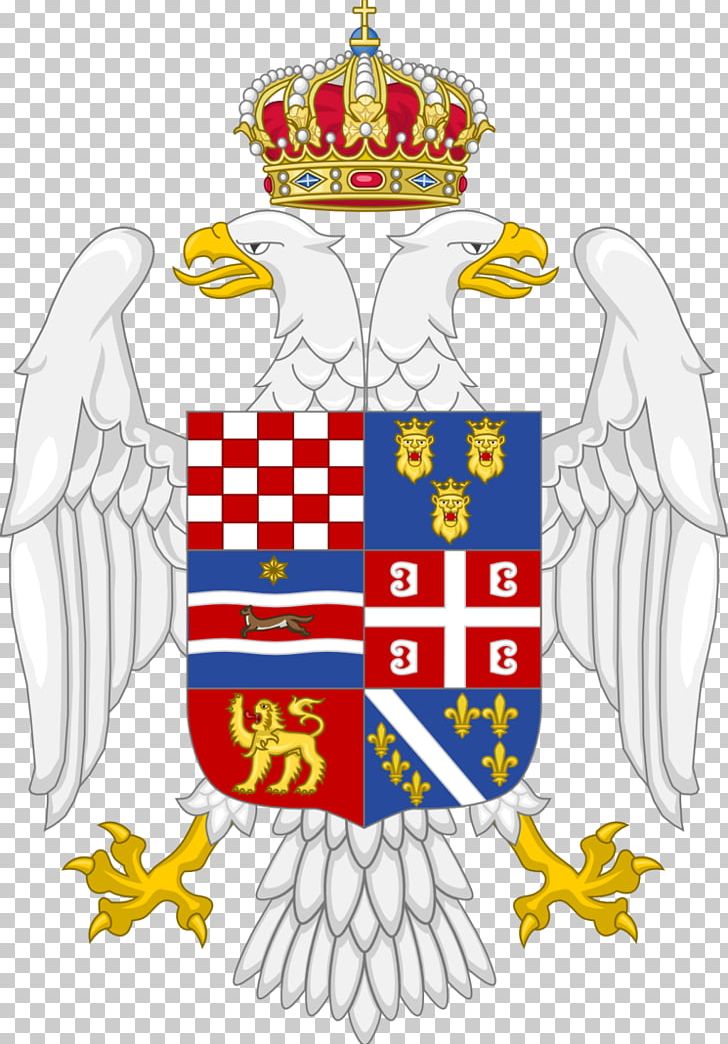 Kingdom Of Yugoslavia Kingdom Of Serbia Kingdom Of Croatia Coat Of Arms PNG, Clipart, Arm, Art, Artwork, Balkans, Beak Free PNG Download