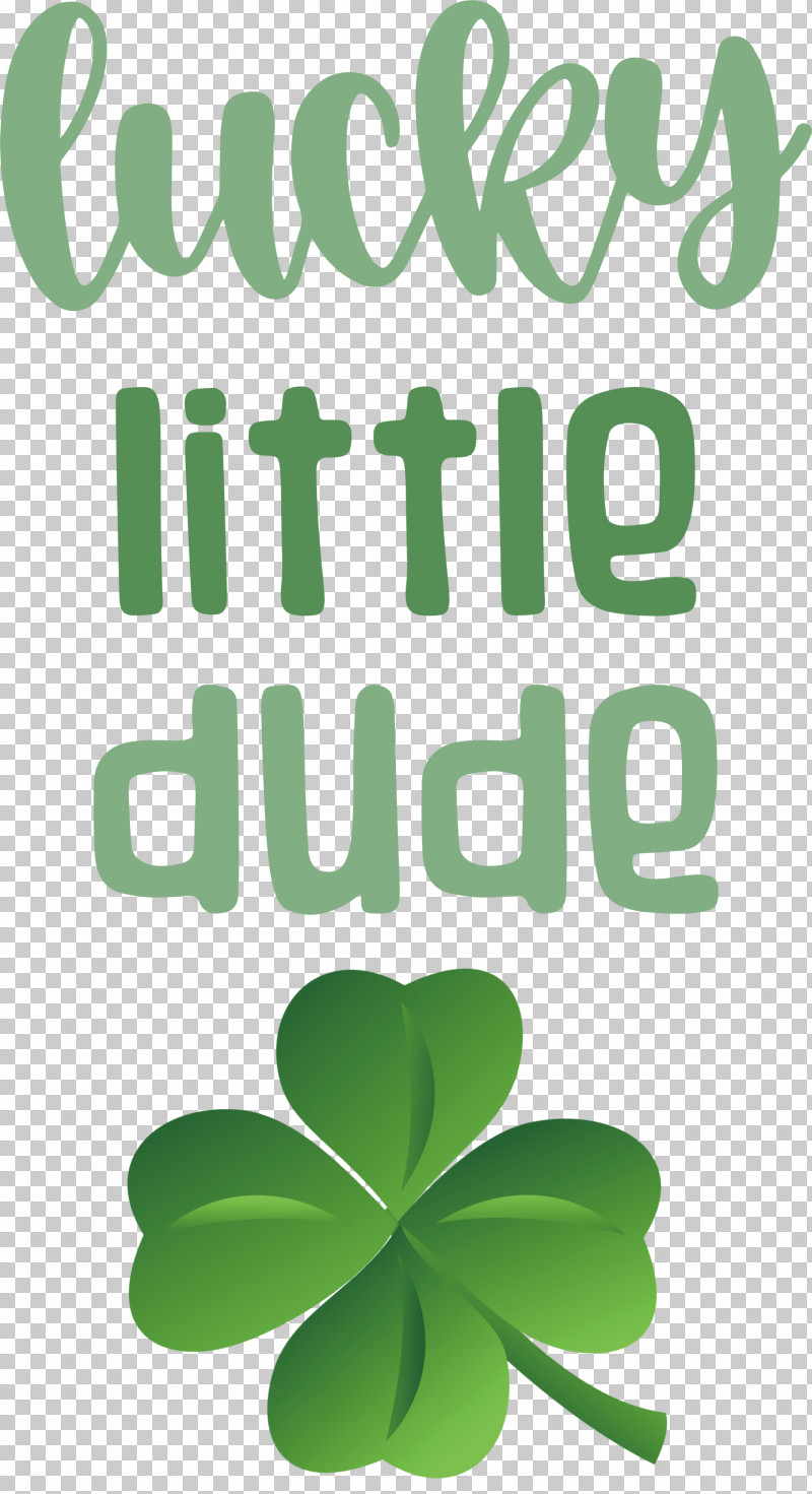 Lucky Little Dude Patricks Day Saint Patrick PNG, Clipart, Green, Leaf, Logo, M, Meter Free PNG Download