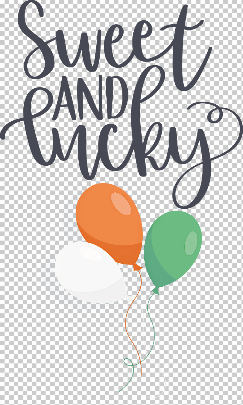 Sweet And Lucky St Patricks Day PNG, Clipart, Clover, Craft, Decal, Gift, Happiness Free PNG Download