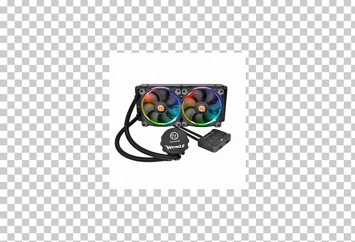 Computer System Cooling Parts Water Cooling Thermaltake Heat Sink RGB Color Model PNG, Clipart, 8bit Color, Cable, Central Processing Unit, Computer, Computer Fan Free PNG Download