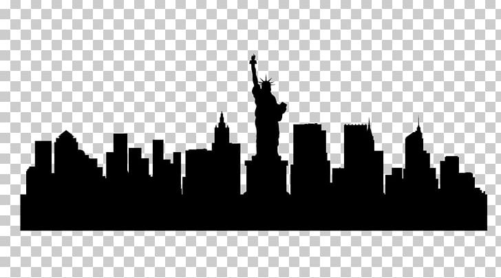 New York City Skyline Silhouette PNG, Clipart, Animals, Black And White, Building, City, Landmark Free PNG Download