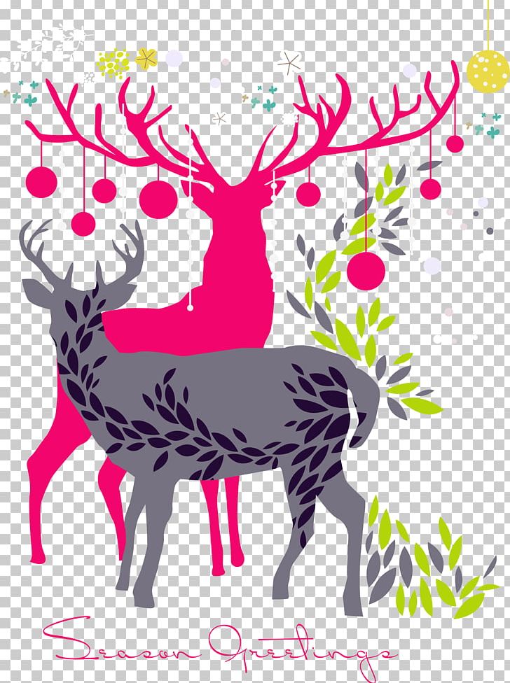 Reindeer Canvas Oil Painting Paint By Number PNG, Clipart, Animals, Antler, Antlers, Art, Branch Free PNG Download