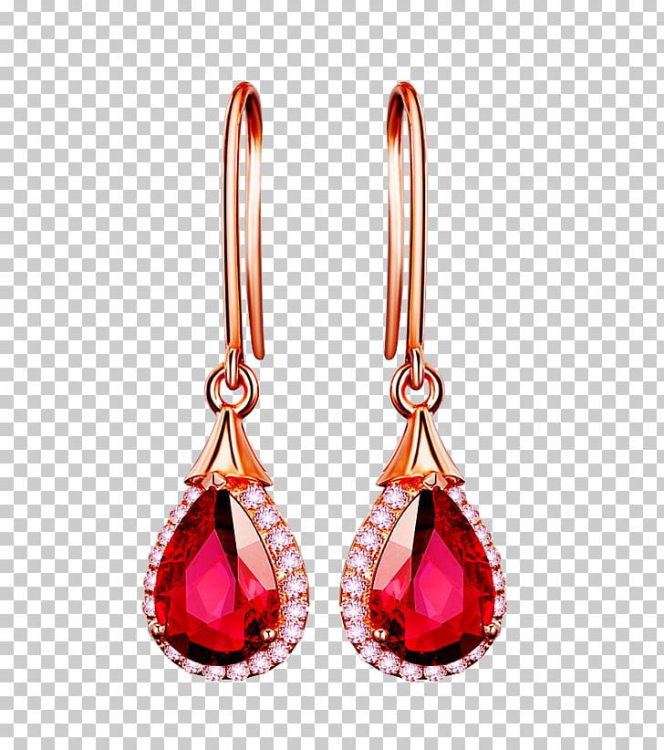Ruby Earring Gemstone Jewellery PNG, Clipart, Accessories, Body Jewelry, Cat Ear, Designer, Diamond Free PNG Download