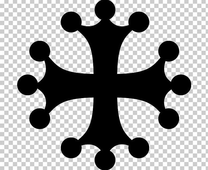 Occitan Cross Symbol Christian Cross Heraldry PNG, Clipart, Artwork, Black And White, Christian Cross, Christianity, Croce Domenicana Free PNG Download