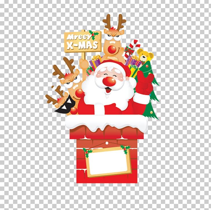 Santa Claus's Reindeer Santa Claus's Reindeer Christmas Ornament Christmas Day PNG, Clipart,  Free PNG Download