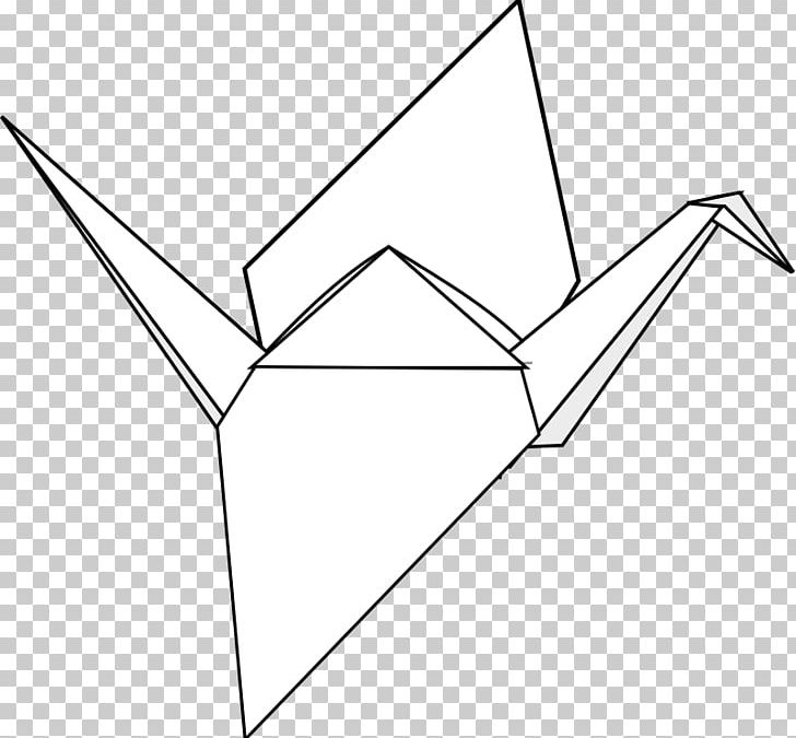 Thousand Origami Cranes Orizuru PNG, Clipart, Angle, Area, Art, Black And White, Clip Art Free PNG Download