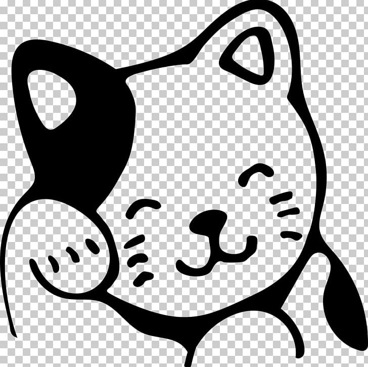 Cat Kitten Line Art PNG, Clipart, Animals, Artwork, Black, Carnivoran, Cartoon Free PNG Download