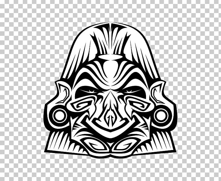 Graphics Illustration Mask PNG, Clipart, Area, Art, Aztec, Black, Black And White Free PNG Download