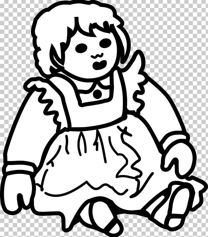 Line Art Doll Drawing PNG, Clipart, Apple Doll, Art, Black, Black And White, Child Free PNG Download